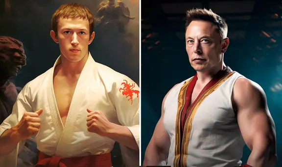 Mark Zuckerberg: IA muestra a los hombres más ricos del mundo como expertos en artes marciales