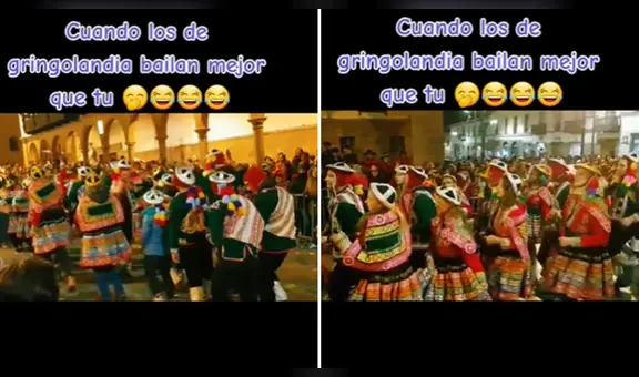 “Cuando los de 'Gringolandia' bailan mejor que tú”: extranjeros sorprenden con danza en corso de Cusco