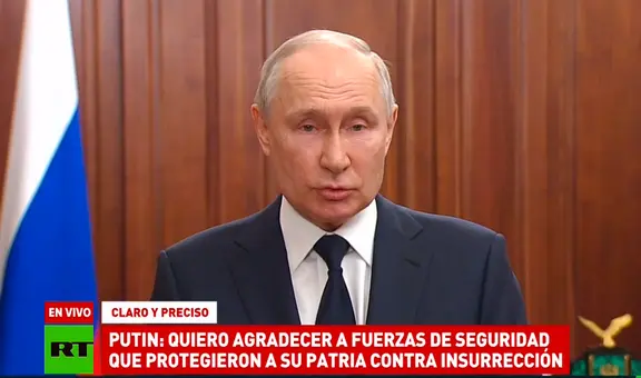 Conflicto en Rusia: Putin ofrece al grupo Wagner unirse al ejército o irse a Bielorrusia