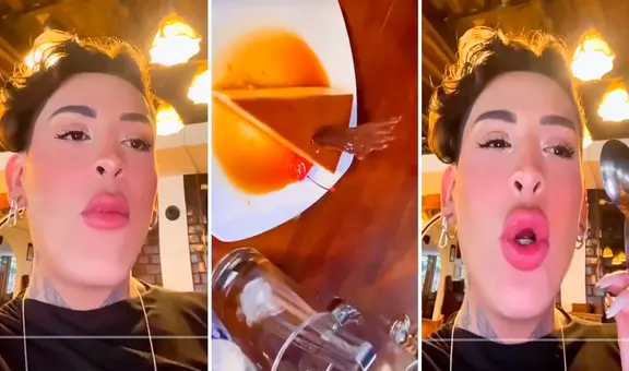 Kunno prueba crema volteada peruana y su reacción asombra a miles: "Es un flan quemado"