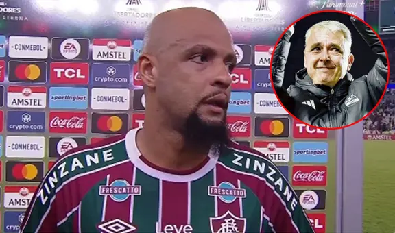 Felipe Melo valoró el trabajo de Tiago Nunes en Cristal tras partidazo en el Maracaná