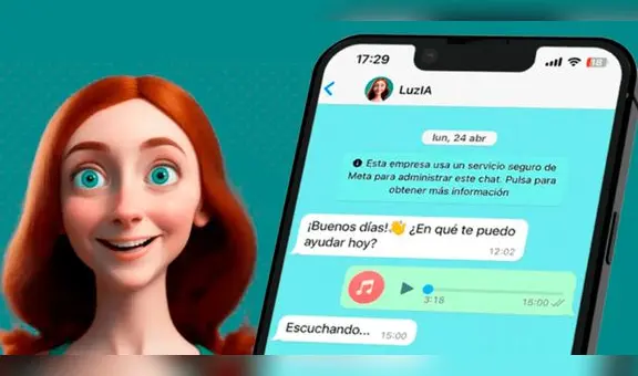 ¿Es seguro usar LuzIA, el 'ChatGPT' de WhatsApp que transcribe audios, crea imágenes y traduce?
