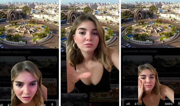 Laia de "AFHS" se sorprende con 'peligroso' parque en óvalo de Miraflores: "Me parece superheavy"