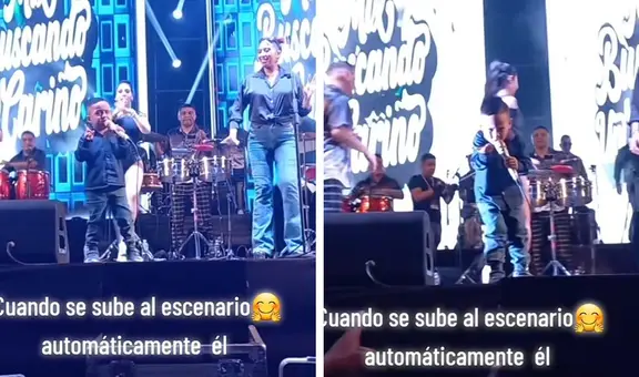 Azucena Calvay vuelve a compartir escenario con pequeño y este se roba el show: "El nuevo Tony Rosado"