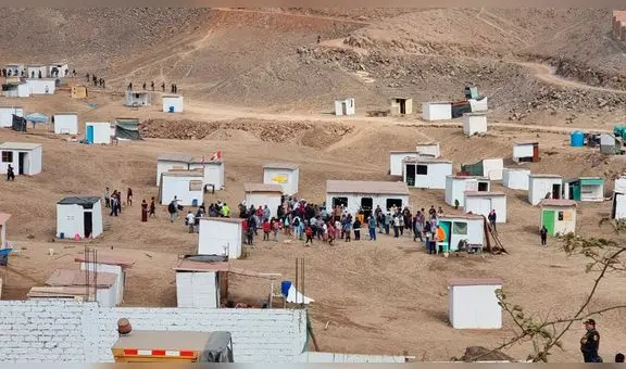 PNP desaloja a más de 500 familias instaladas en Naplo desde hace más de un mes