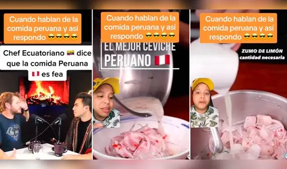 Venezolano defiende comida peruana tras ‘ataques’ de chef ecuatoriano: “Primero indaga”