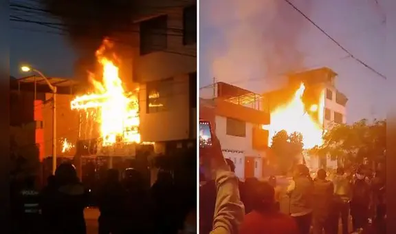 Arequipa: hombre de 86 años muere durante incendio registrado en barbería