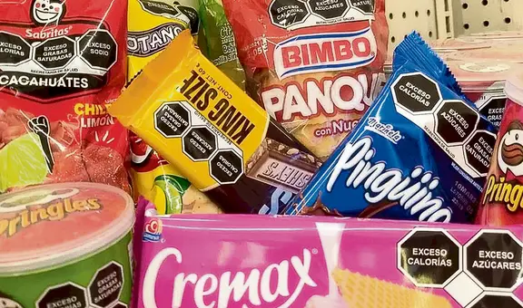 Productos importados llevarían octógonos en stickers