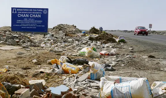 Trujillo: basurales ponen en riesgo a Chan Chan ante la Unesco