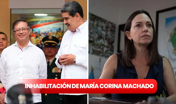 ¿Qué dijo Gustavo Petro sobre la inhabilitación de María Corina Machado?