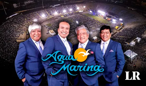 Agua Marina anuncia CONCIERTO en Estadio San Marcos por sus 47 años
