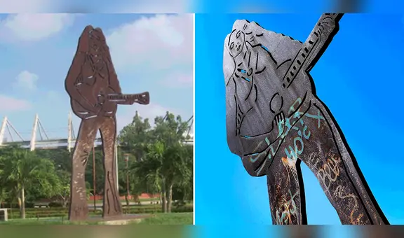 ¿Conocías esta curiosa estatua de Shakira en Colombia?: descubre su ubicación