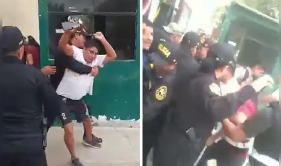 Trabajadores del INPE y policías de Piura se enfrentan en tercer día de huelga nacional