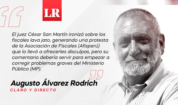 Lavar el MP con jabón San Martín, por Augusto Álvarez Rodrich