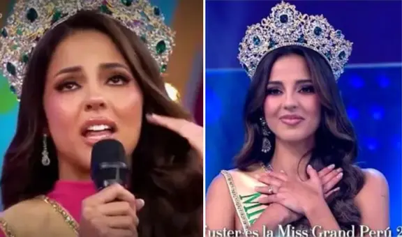 Luciana Fuster llora luego de ganar el "Miss Grand": Esa corona es tu servicio al Perú