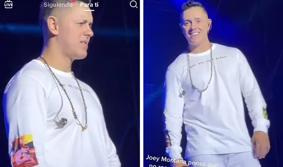 Fans sorprenden a Joey Montana coreando clásico reggaetón en concierto: "Temazo"