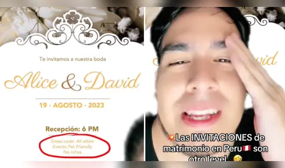 Invitación de boda causa furor por ser pet friendly, pero no permitir niños: “Su plata, sus reglas”