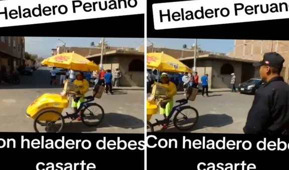 Heladero sorprende cantando "Oficios del amor" y se vuelve viral: “Con policía quieres casarte”