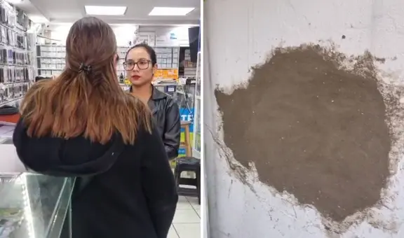 Ate: hacen forado, ingresan a tienda de celulares y roban productos valorizados en más de S/100.000