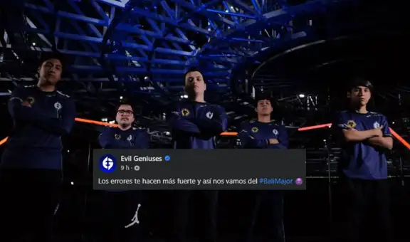 Evil Geniuses es eliminado de la Bali Major de Dota 2 sin victoria alguna: "Los errores te hacen fuerte"
