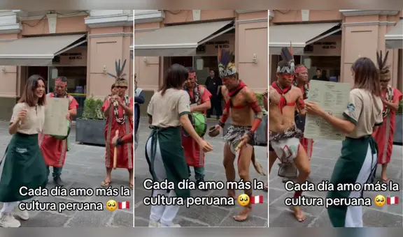Venezolana baila música de la selva y saca pasos prohibidos en centro de Lima: “Buen ritmo”