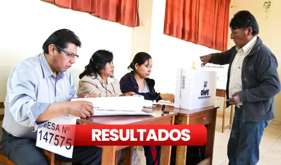 ONPE EN VIVO: Resultados de las Elecciones Complementarias 2023 HOY