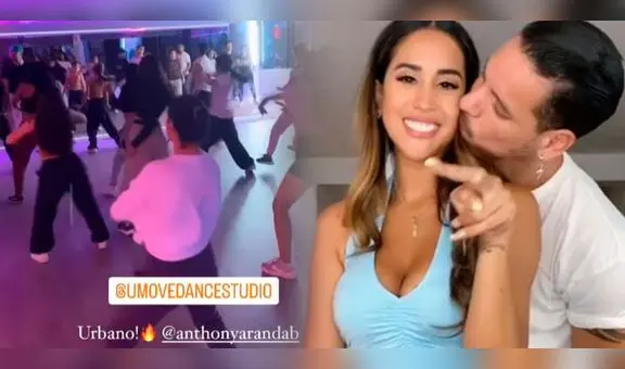 Melissa Paredes y Anthony Aranda celebran lleno total de su academia de baile: “Mucha gente vino"