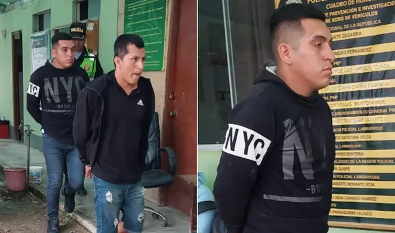 Detienen a policía y a su primo por ser principales sospechosos de asalto en Chiclayo