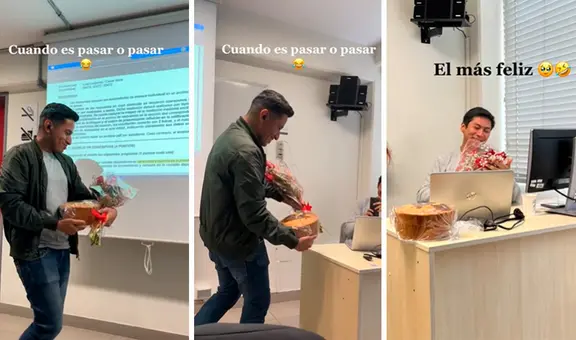 Joven 'soborna' a su maestro con singulares regalos para aprobar el ciclo: "Asegurando los parciales"