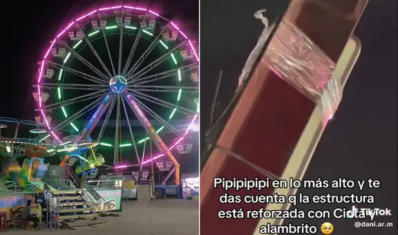 Estaba en los más alto de juego mecánico y se dio cuenta de algo terrible: “Adrenalina extrema”