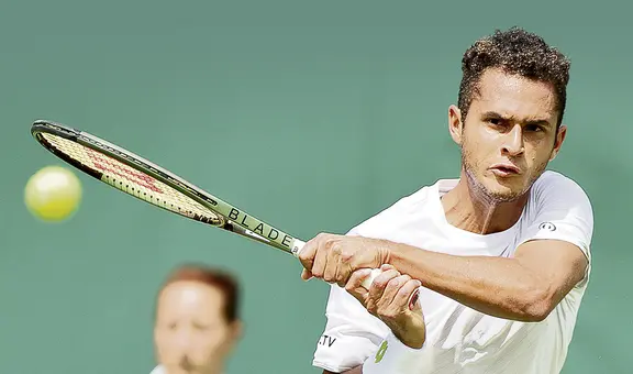 Juan Pablo Varillas con vida en Wimbledon