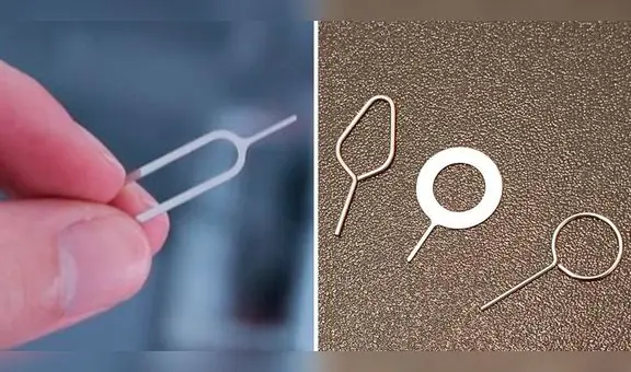 ¿Por qué la llave para sacar la bandeja SIM del celular tiene un agujero y para qué sirve?