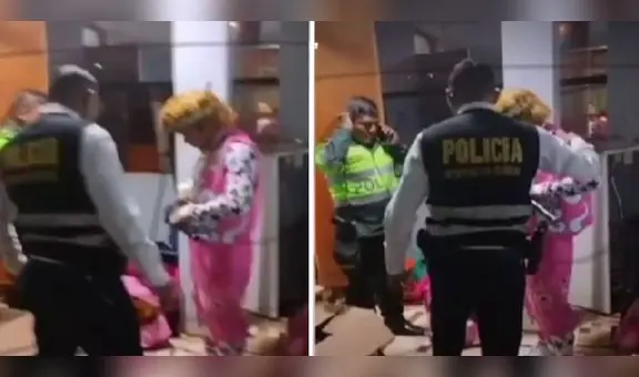 PNP irrumpe en fiesta infantil de Comas e interviene al payaso: "Le quitaron la nariz"