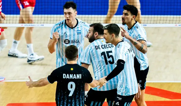 Nations League Vóley 2023: Argentina vence 3-1 a Serbia y está cerca de clasificar a cuartos de final