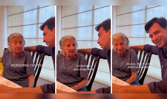 Mujer trata de convencer a su nieto para tomar licor y asegura: "Te esteriliza por dentro"