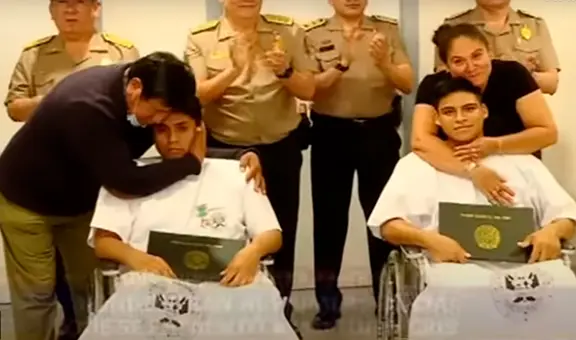 'Maldito Cris': condecoran al primer policía que enfrentó al criminal y recibió 4 balas en el cuerpo