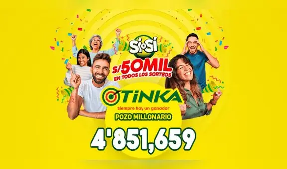 La Tinka, resultados del miércoles 5 de julio: revisa la jugada ganadora, premios y VIDEO del último sorteo