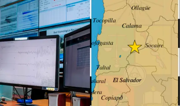 Temblor de magnitud 5.8 remeció Antofagasta en Chile hoy, según CSN