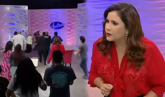 Hombres desatan una pelea en programa de Andrea Llosa tras conocer resultados de prueba de ADN