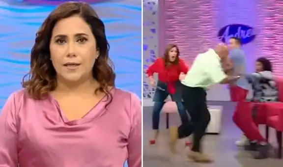 Andrea Llosa podría ser sancionada por emitir violenta pelea en TV en horario de protección al menor