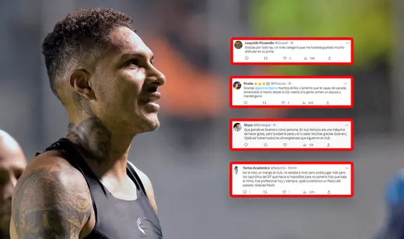 Hinchas agradecen a Guerrero tras salida de Racing: "Un desastre lo poco que te hicieron jugar"