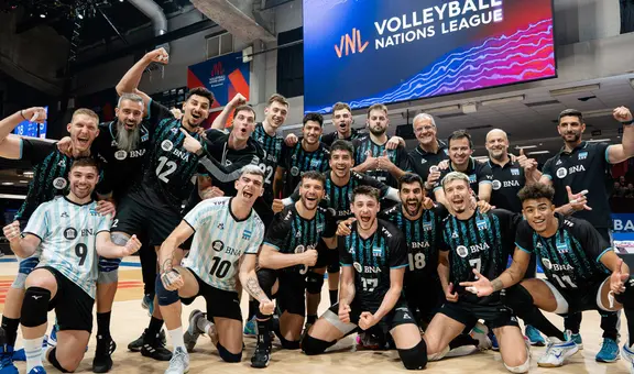 VNL 2023: Argentina vence 3-0 a Alemania y se clasifica a los cuartos de final