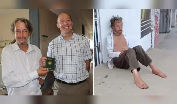 Francés que vivió como indigente saldrá de hospital de Tarapoto y regresará a su país: “Hicieron mucho”