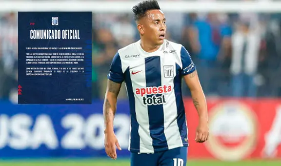 Alianza Lima confirmó la máxima sanción a Christian Cueva tras caso de indisciplina