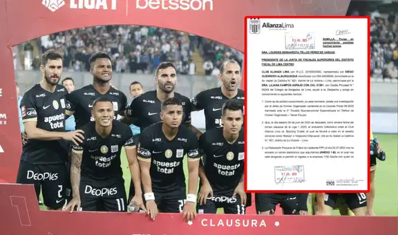 Alianza Lima solicita protección ante posibles represalias de FPF por derechos de TV