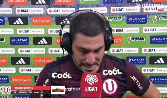 Marco Saravia rompe en llanto tras ser figura en 'U' vs. Cantolao: ¡Para mi viejo que está arriba!