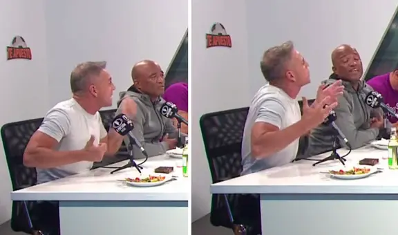 Julinho y Waldir protagonizaron brutal pelea en vivo: "Este mantequilla te puso en la banca"