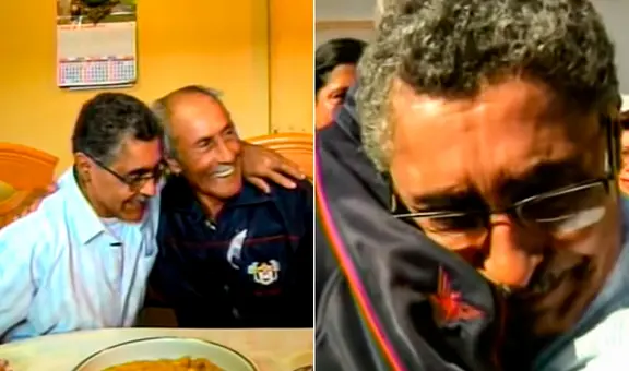 Se separó de su padre a corta edad y tras 60 años vivió emotivo reencuentro: "No te tengo rencor"