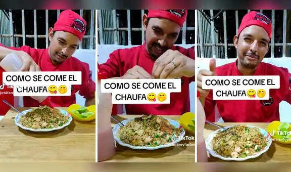 Venezolano come arroz chaufa con impensado ingrediente y conmociona a peruanos: "Nunca le eché"