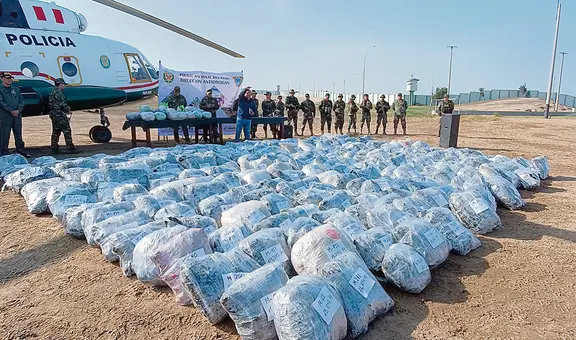 La Libertad: incautan más de 6.000 Kg de droga en sierra de la región